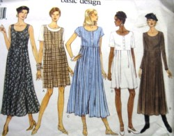 1532 EZ VOGUE PLEAT DRESS LENGTHS SLEEVES OR NOT PATTERN 6-22 3 SZS
